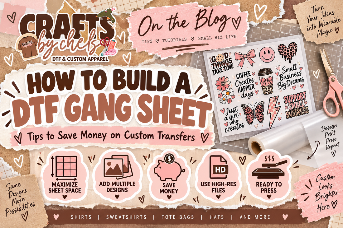 How to Build a DTF Gang Sheet and Save Money on Custom Transfers