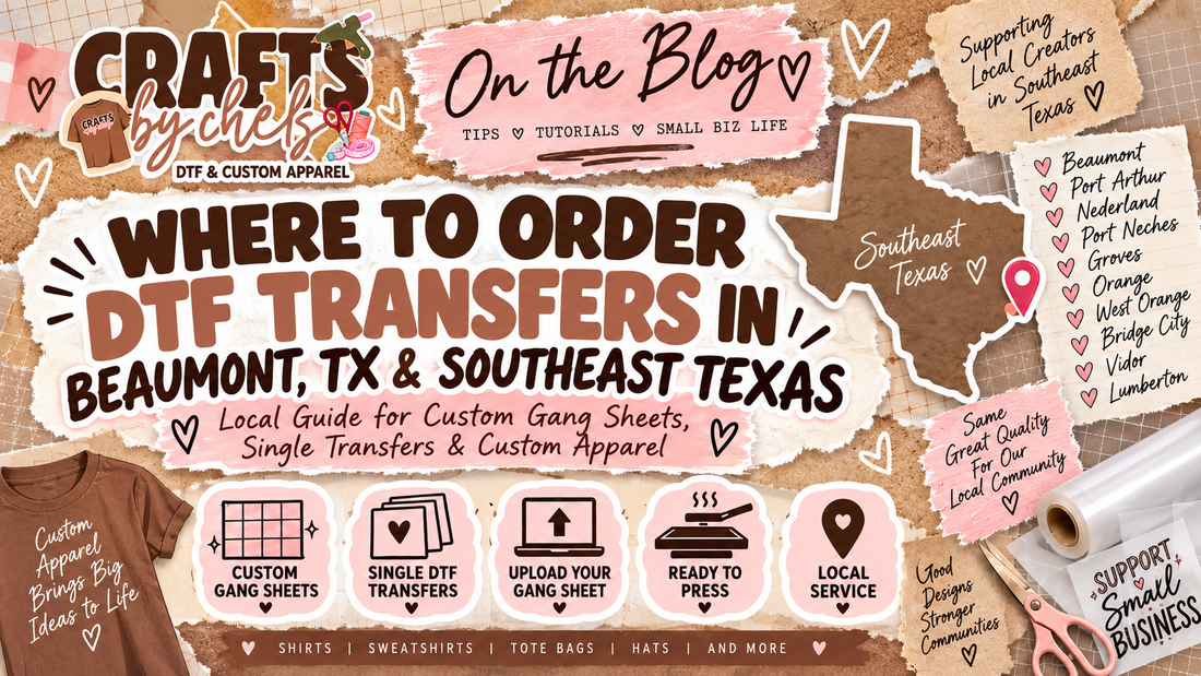 Where to Order DTF Transfers in Beaumont, TX & Southeast Texas